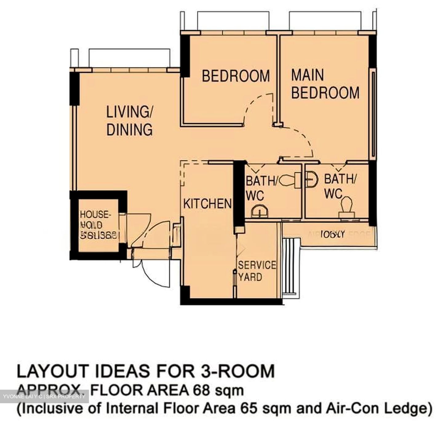 Blk 107A Alkaff Oasis (Toa Payoh), HDB 3 Rooms #583933831